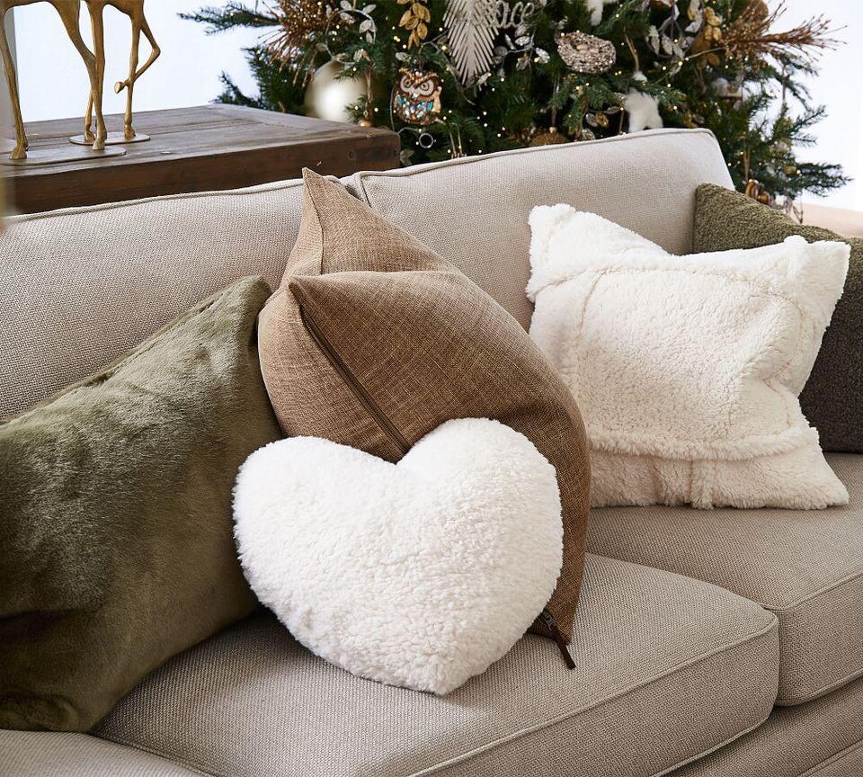 Faux Fur Alpaca Cushion Covers Pottery Barn Australia